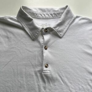 Fresh Clean Tees Cotton/Poly White Polo Shirt Mens XL